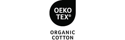 OEKO-TEX® logo + "ORGANIC COTTON"