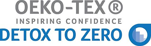 "OEKO-TEX®", "Inspiring Confidence", DEOTX TO ZERO icon