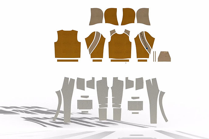 3D pattern for digital hoodie prototype