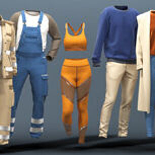 5 digitally designed garments for men and women
