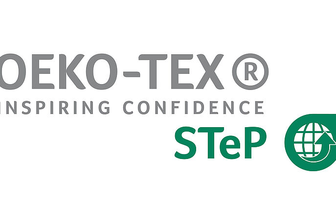STeP by OEKO-TEX® Logo OEKO-TEX®, "Inspiring Confidence", STeP, STeP icon