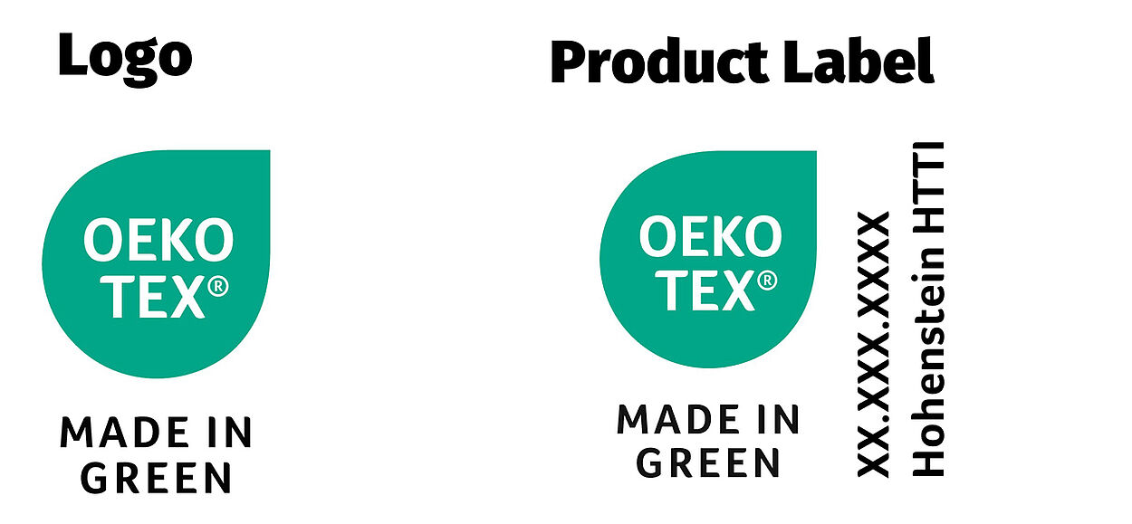 Stands for product safety: Standard 100 by OEKO-TEX