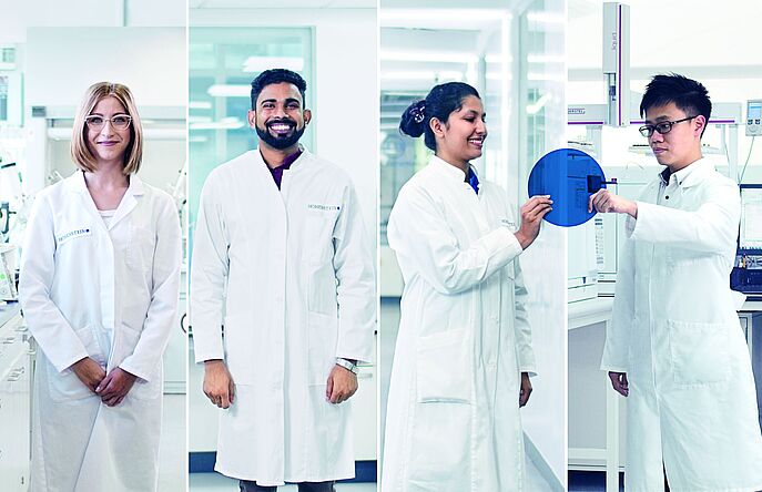 Hohenstein employees in Germany, India, Bangladesh and Hong Kong labs