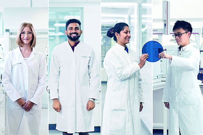 Hohenstein employees in Germany, India, Bangladesh and Hong Kong labs