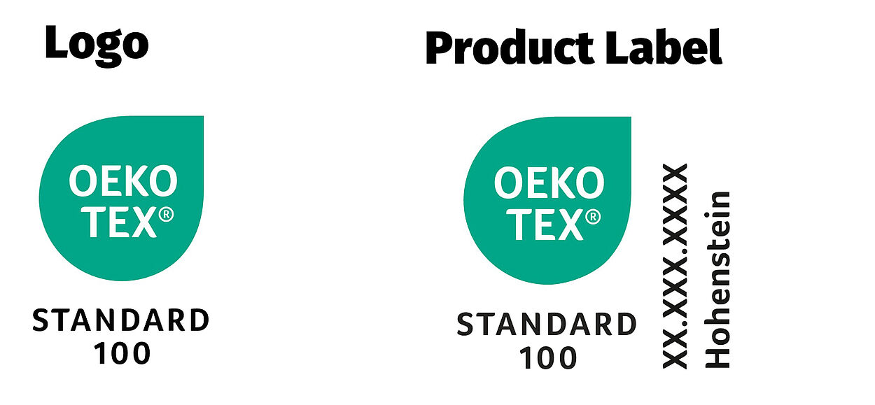 OEKO-TEX® STANDARD 100 logo and label