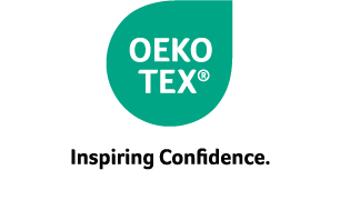 OEKO-TEX® logo with tagline "Inspiring Confidence"