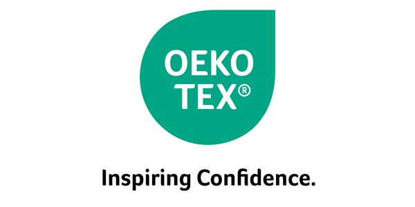OEKO-TEX® logo + "Inspiring Confidence"
