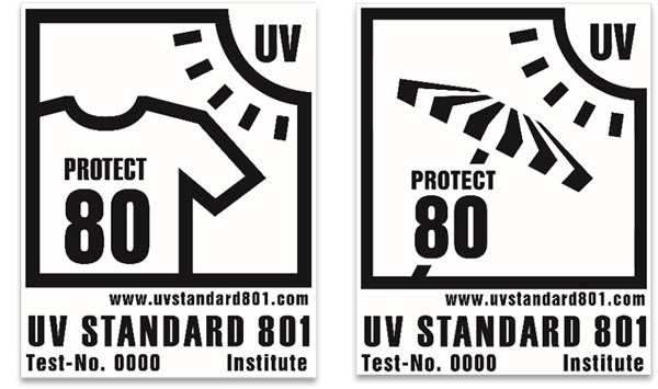 T-shirt and sunshade versions with "Protect 80"